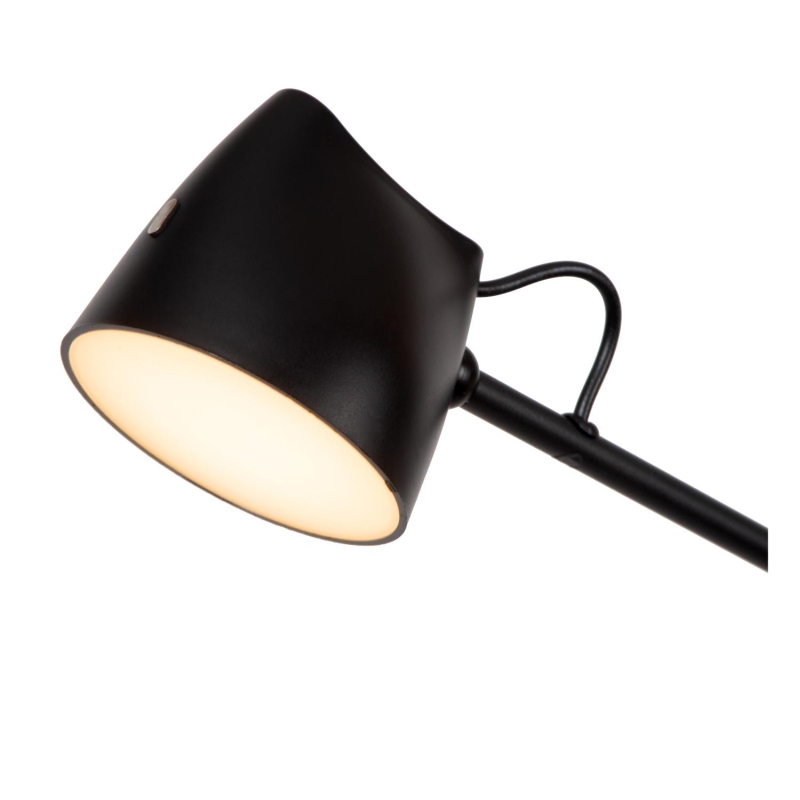 Lucide MILNE - Floor lamp - LED Dim. - 1x8W 2700K - Black